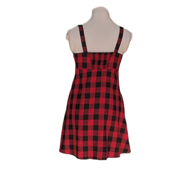 Hot Topic Plaid Mini Dress - Picture 2 of 5